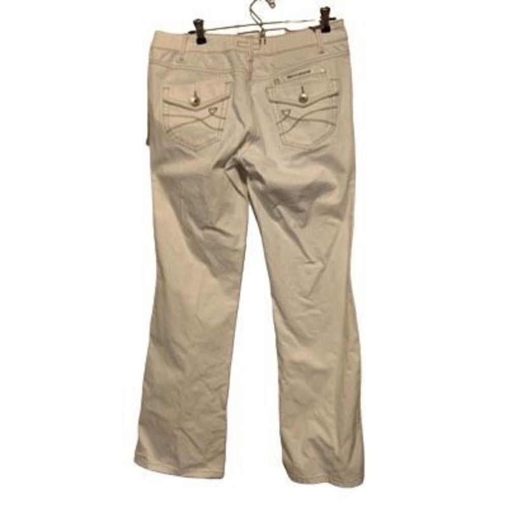 DKNY Ludlow Stretch Size 8 White Low Rise Slim Fit Boot Cut Jeans *NEW*